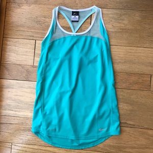 Teal Nike Workout Tank Top